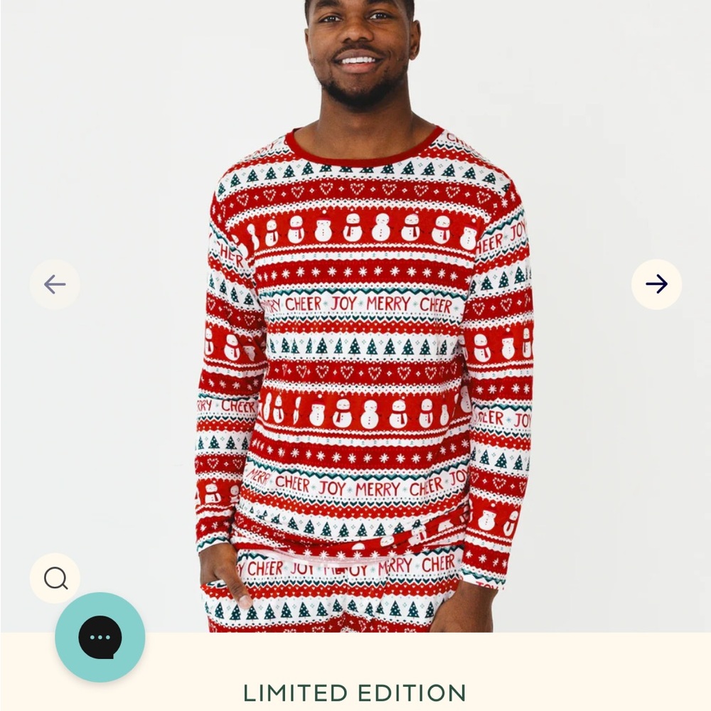 Men’s holiday pajama set